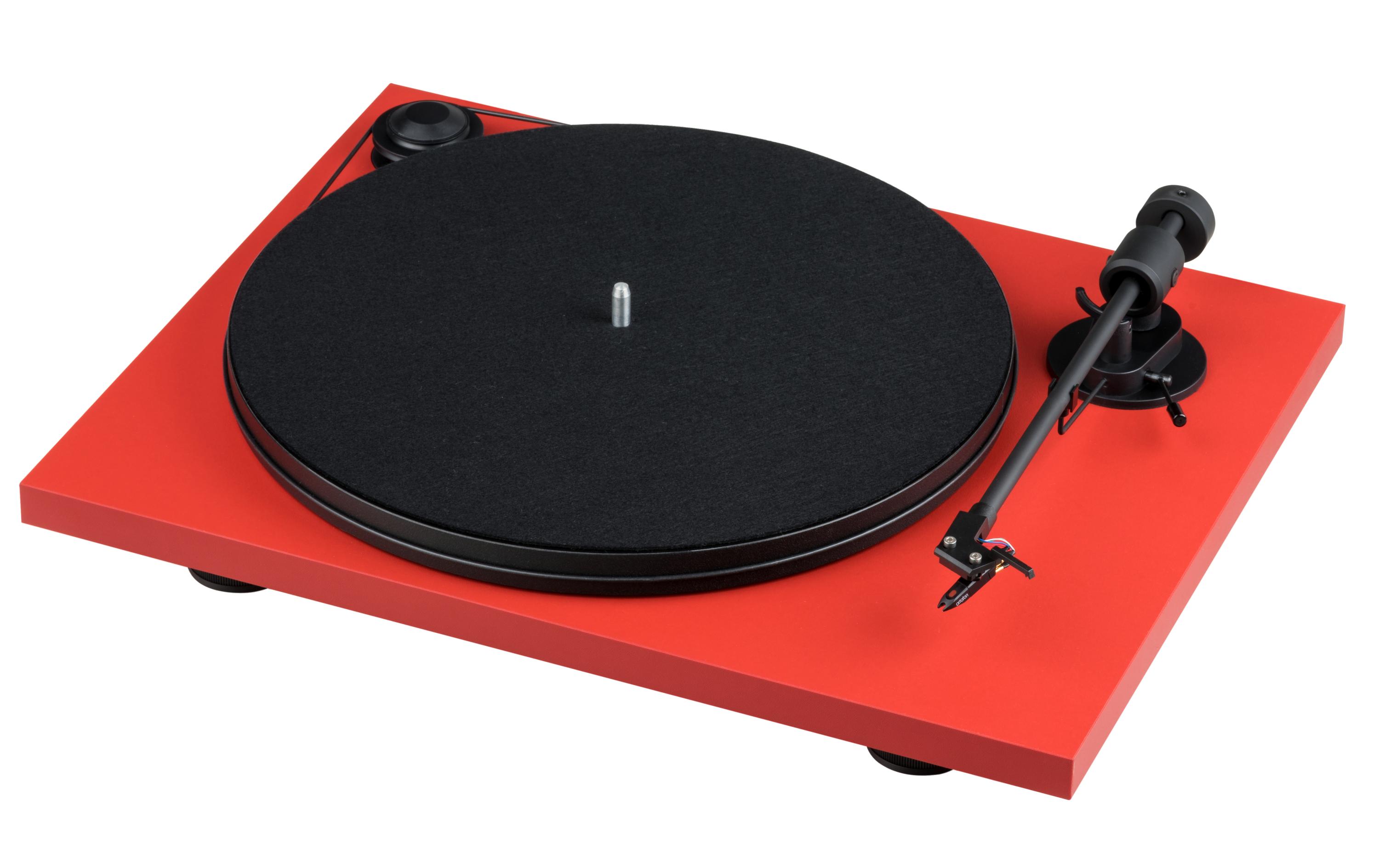Plattenspieler Primary E Rot<br>Audiophiler Plattenspieler