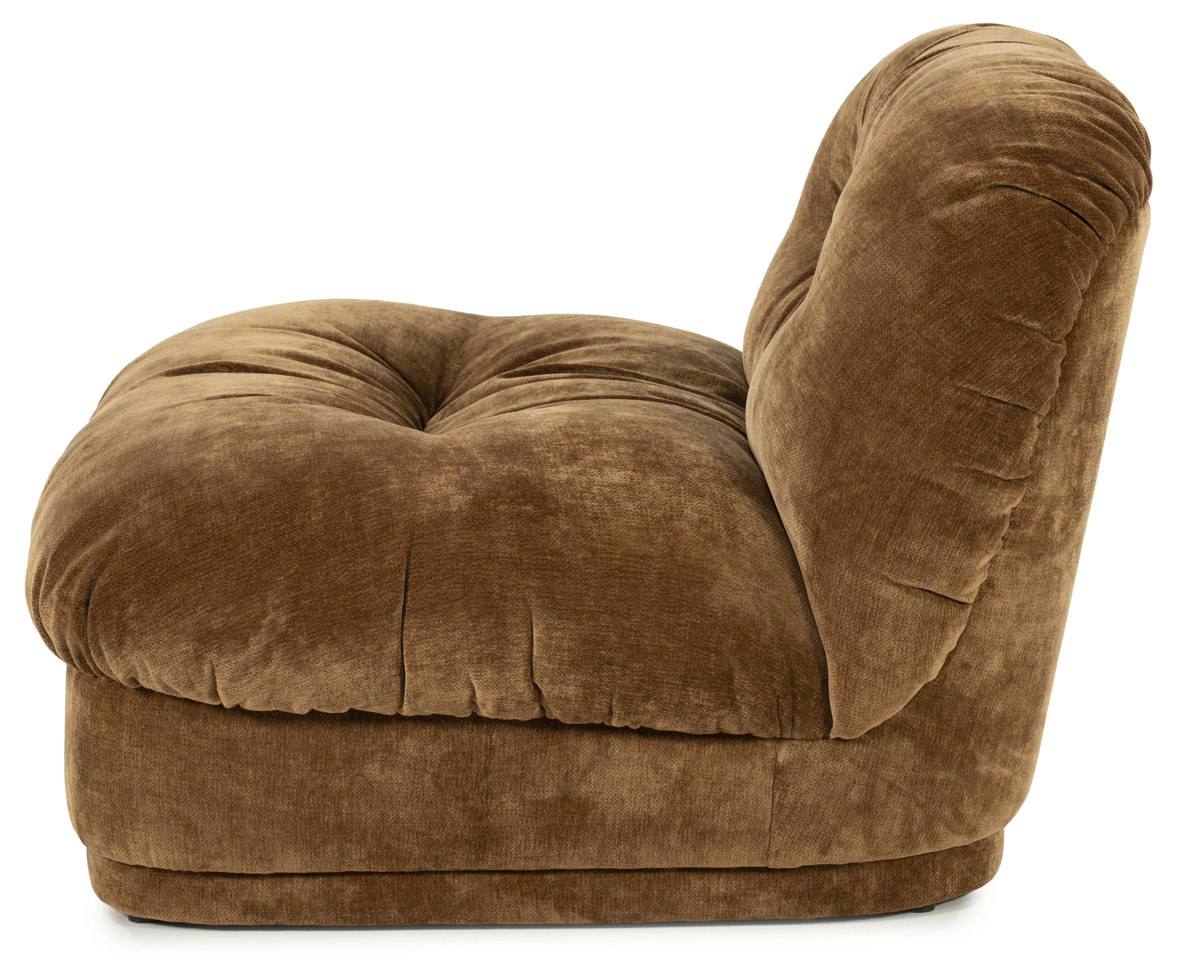 Fauteuil mustard 250161 Nook B93 x D98 x H70.5 cm