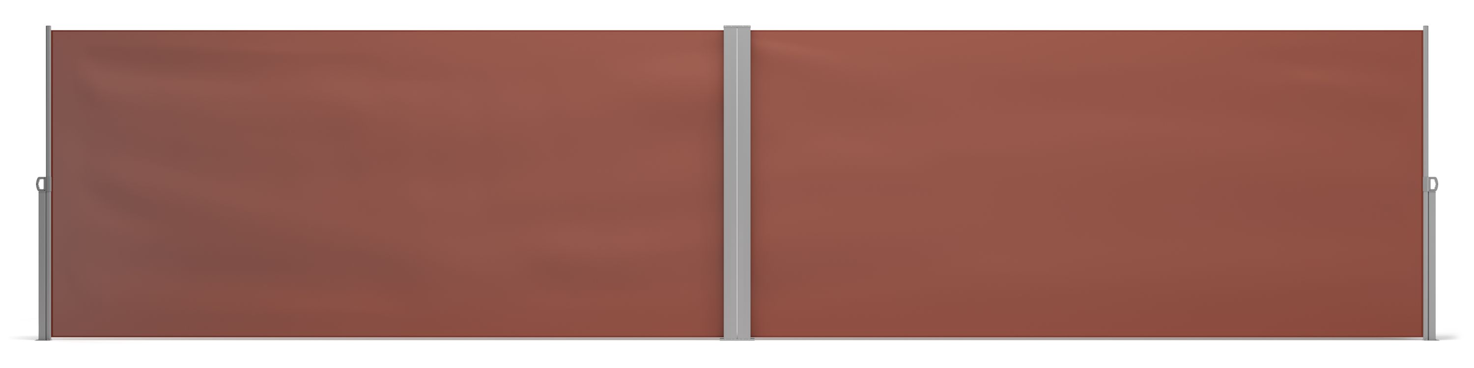 Doppelseitenmarkise 180 x 800 cm braun