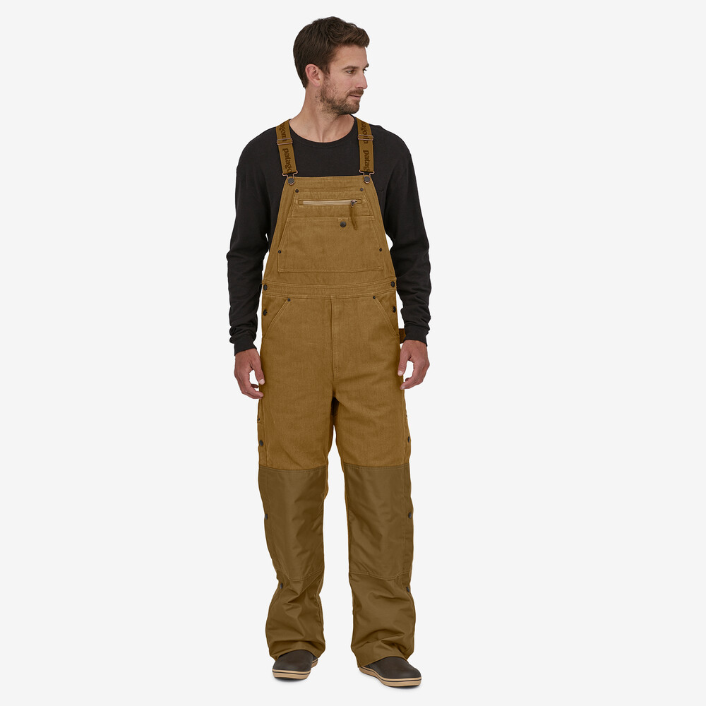 Iron Forge Herren-Latzhose aus Hanf-Canvas mit Isolierung – Kurz