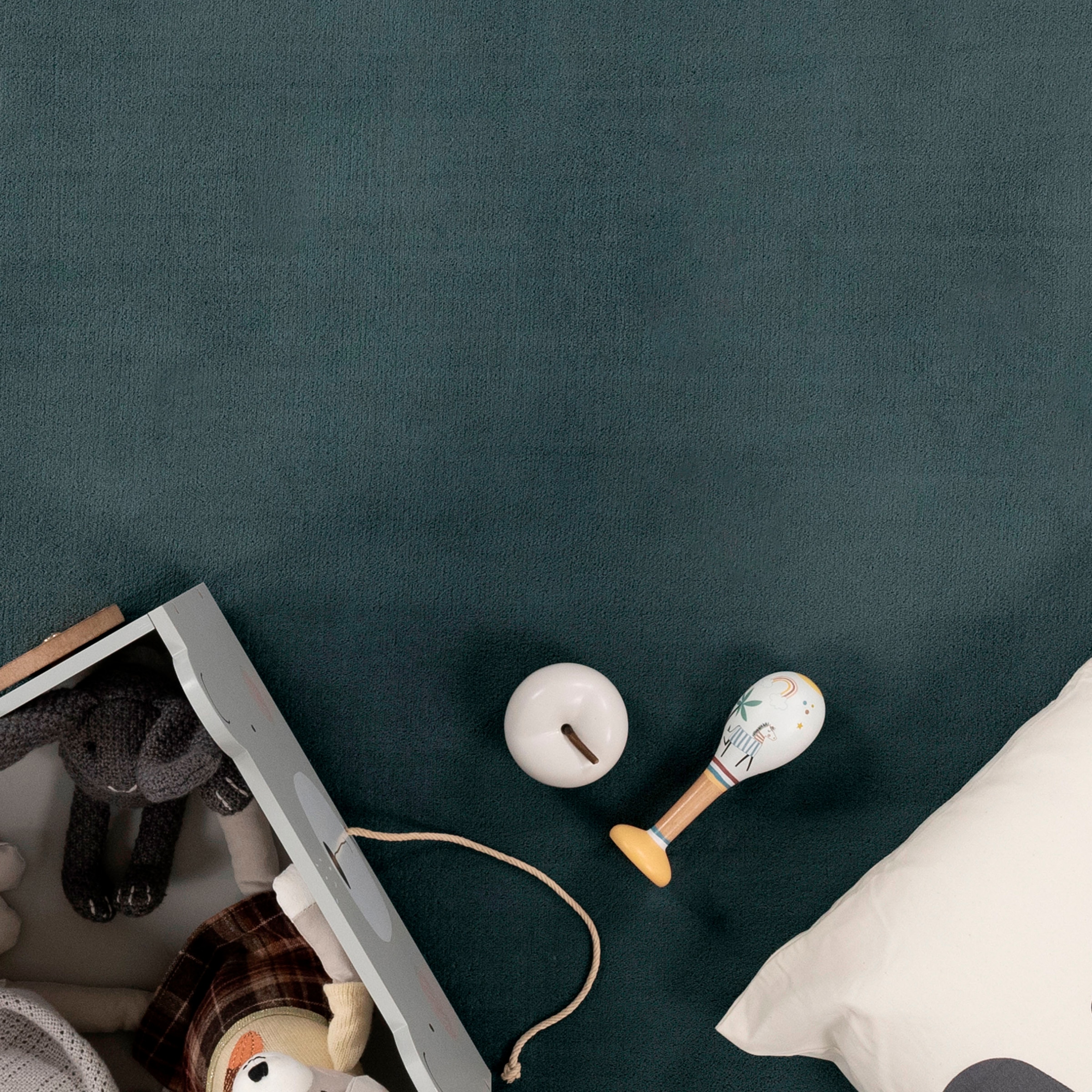Paco Home Teppich »Tatami 475« rechteckig 24 mm Höhe Kurzflor, Uni-Farben, mit Memory Foam, waschbar