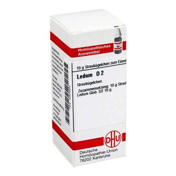 DHU Ledum D 2 Globuli, 10 g