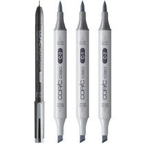 Marqueur ciao, kit 3+1 SHADE 'Light Cool Gray'