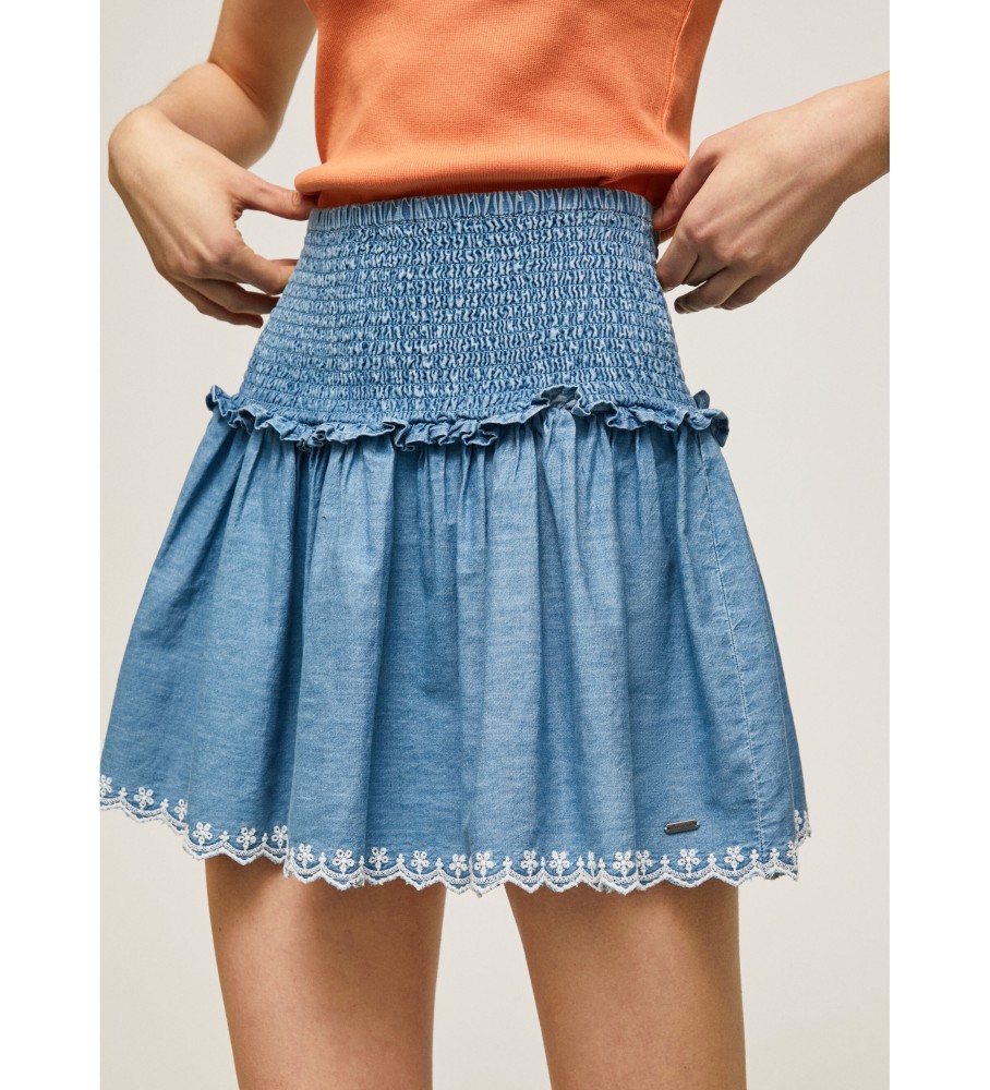 Saia azul Dolly da Pepe Jeans