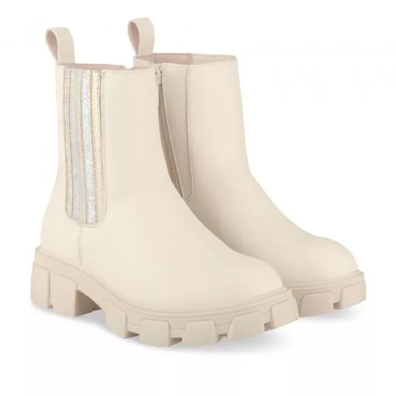 Bottines BEIGE LOVELY SKULL
