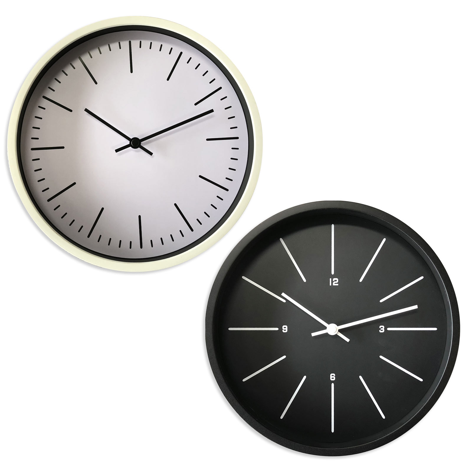 Wanduhr - sortiert - 23 cm