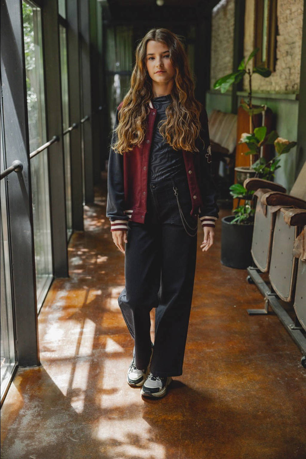 LOOXS loose fit broek black