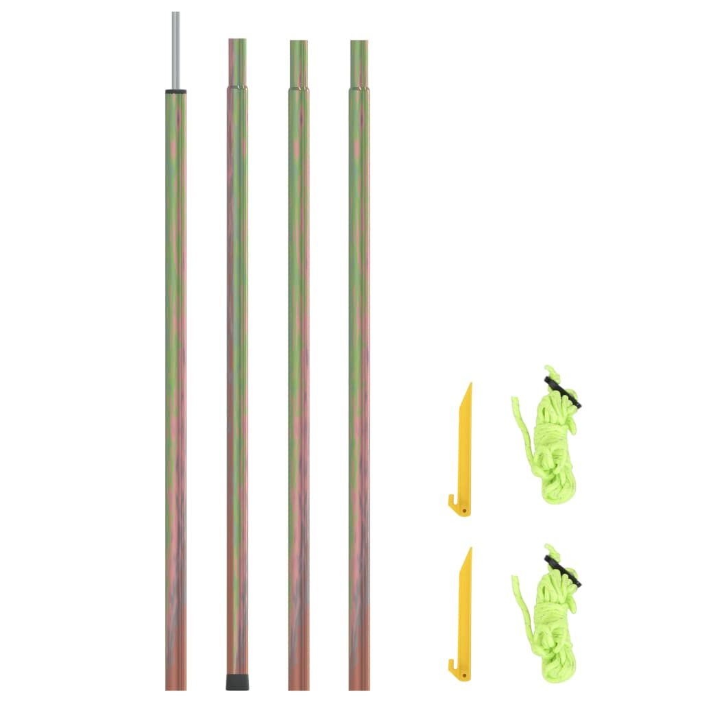 Vidaxl 250cm 1 peça Mastro para vela de sombra