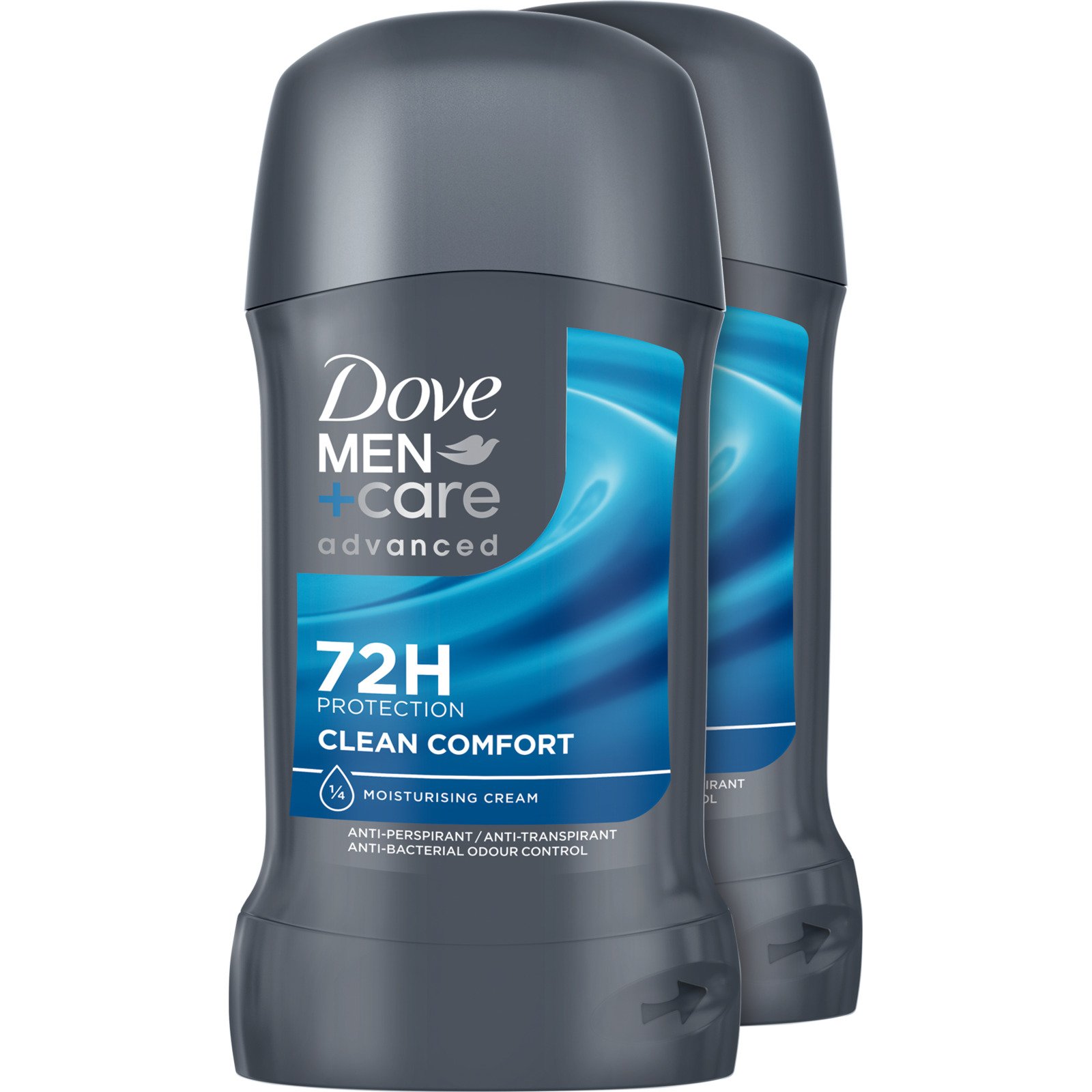 Dove Deostick Men & Care Clean Comfort 2 x 50 ml