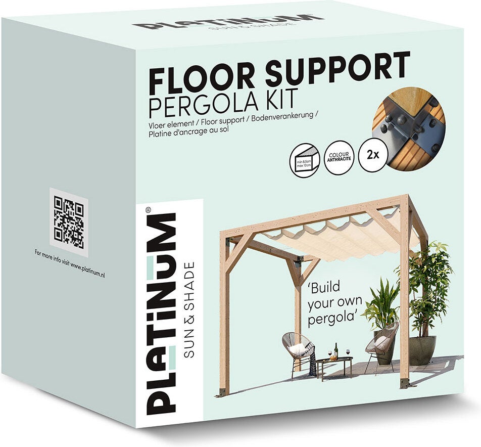 Platinum pergola kit vloerelement Sun & Shade2 stuks
