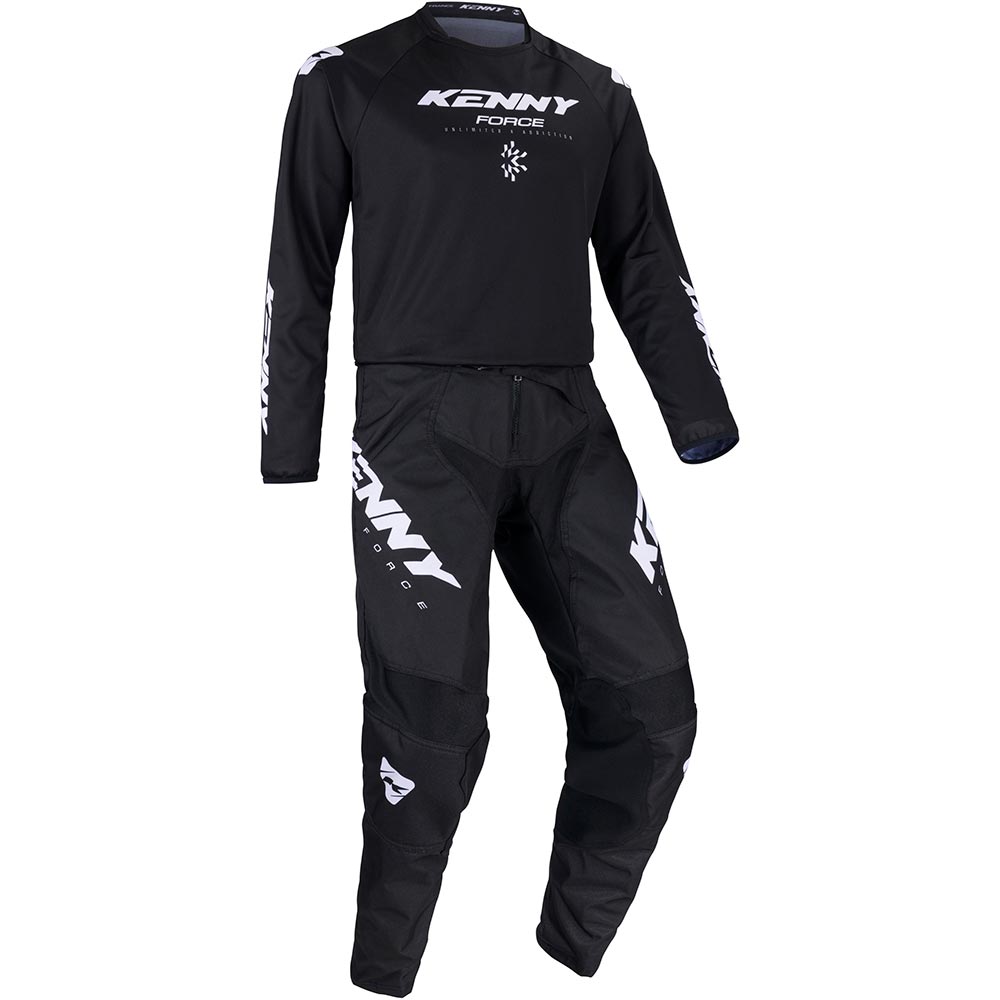 Kenny - Maillot Force Solid Noir / Blanc