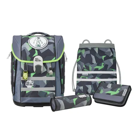 McNeill Schulranzen-Set McLight 2, 6tlg. TECHNO