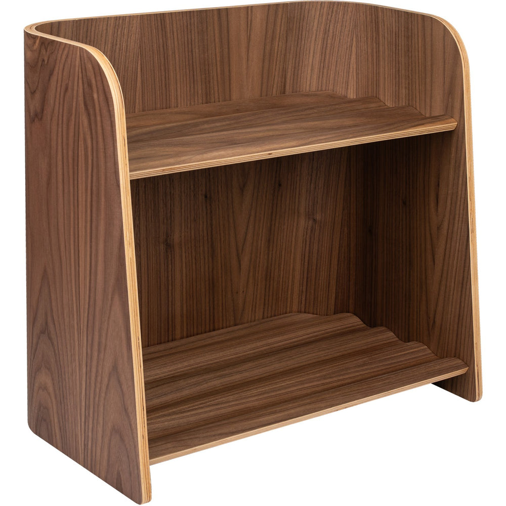 Køb Curve Lab Walnut Small Curvy Bogreol