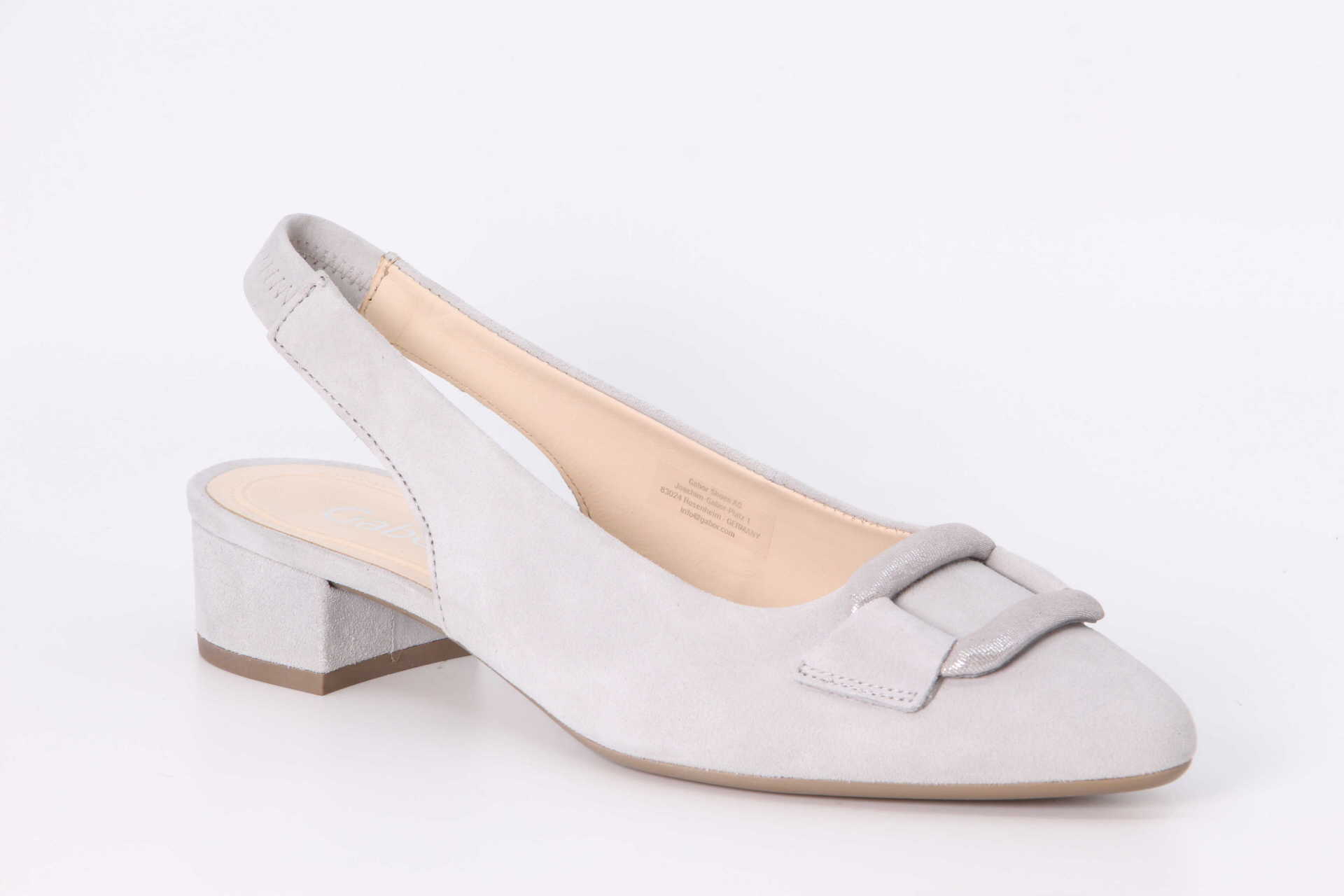 Gabor Sling-Pumps light grey