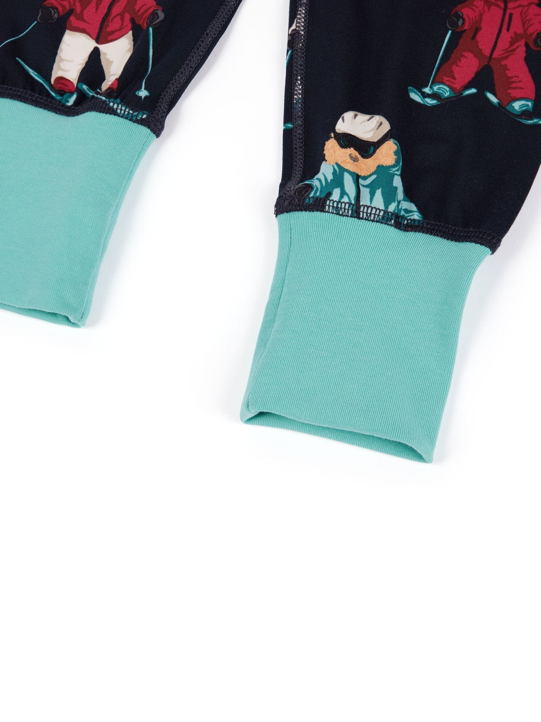 Chelsea Peers Skiing Chip the Cockapoo Dog Print Long Pyjamas Set