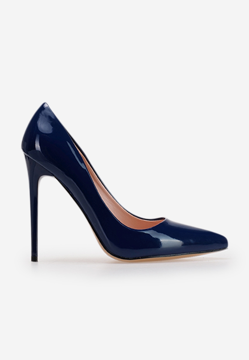 Chaussures stiletto vernies bleus Antella B