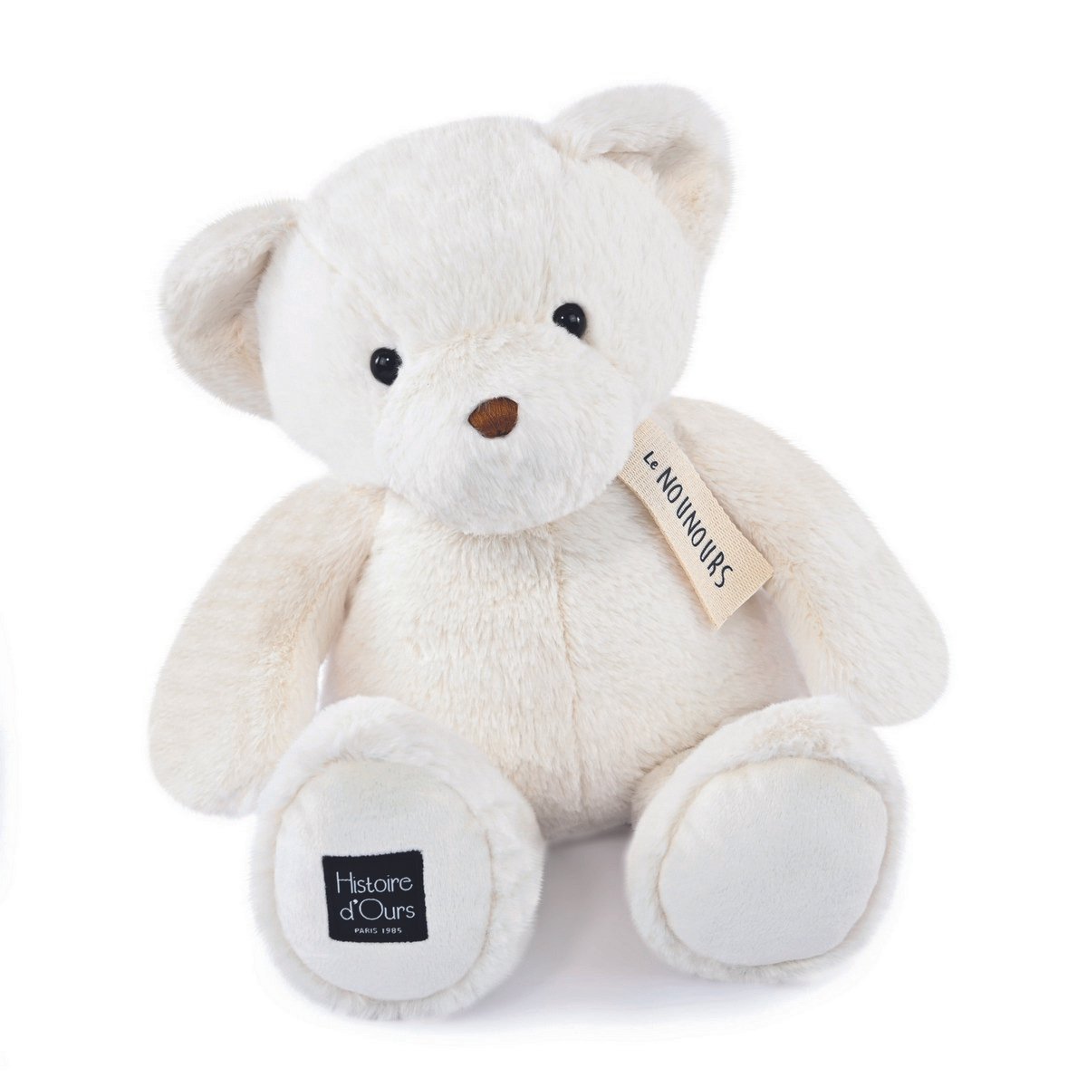 Peluche le nounours blanc