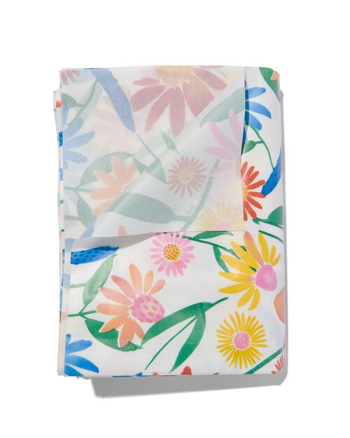 toile cirée 140x240 polyester fleurs sauvages