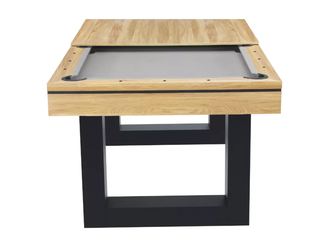 Table multi-jeux 3 en 1 billard et ping-pong en bois DENVER