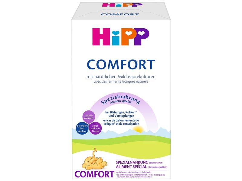 HIPP Anfangsmilch Comfort Spezialnahrung 4x 600 g Spezialnahrung für Babys