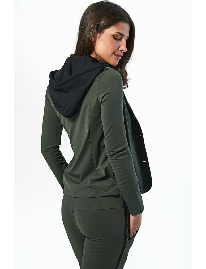HBT BLAZER SHIRLEY KAKI / NOIR