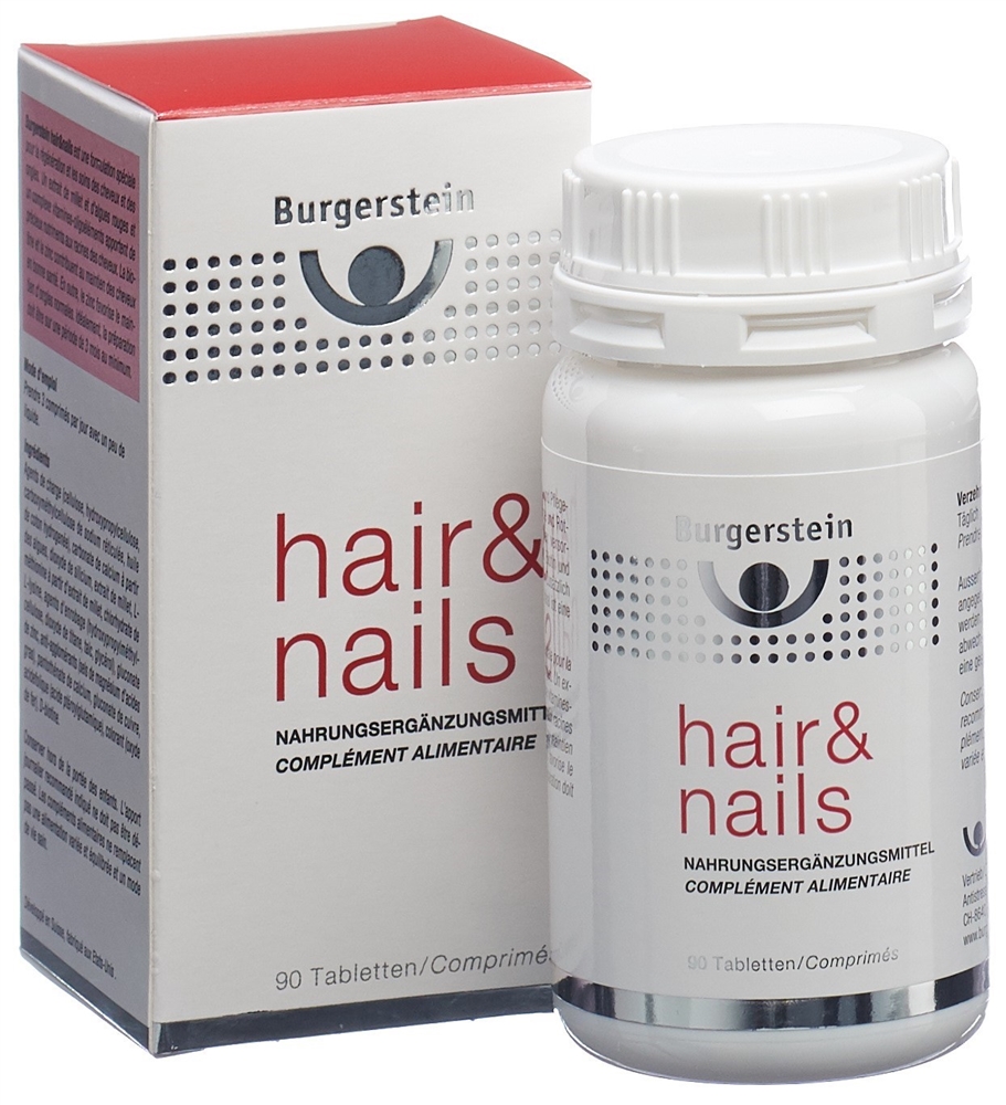 BURGERSTEIN Hair & Nails<br>90 Stück, Tablette