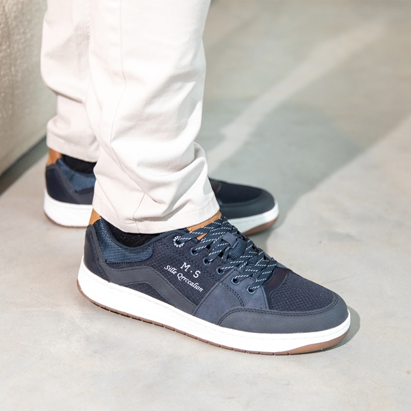 Blue Box heren sneaker blauw