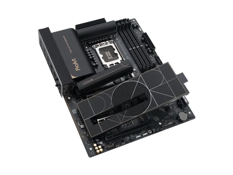 ASUS ProArt Z890-CREATOR WIFI - Bundkort - ATX - LGA1851 sokkel - Z890 Chipset - USB4, USB 3.2 Gen 2, USB-C 3.2 Gen 2x2, USB 3.2 Gen 1 - 10 Gigabit LAN, 2.5 Gigabit LAN, Bluetooth, Wi-Fi 7 - onboard grafik (CPU påkrævet) - HD Audio (8-kanaler)