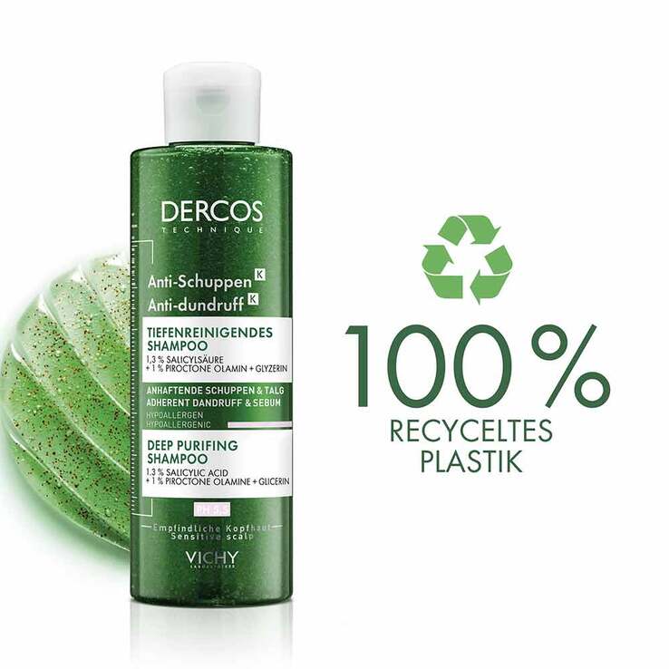 Vichy Dercos Anti-Schuppen K Pumplösung, 250 ml