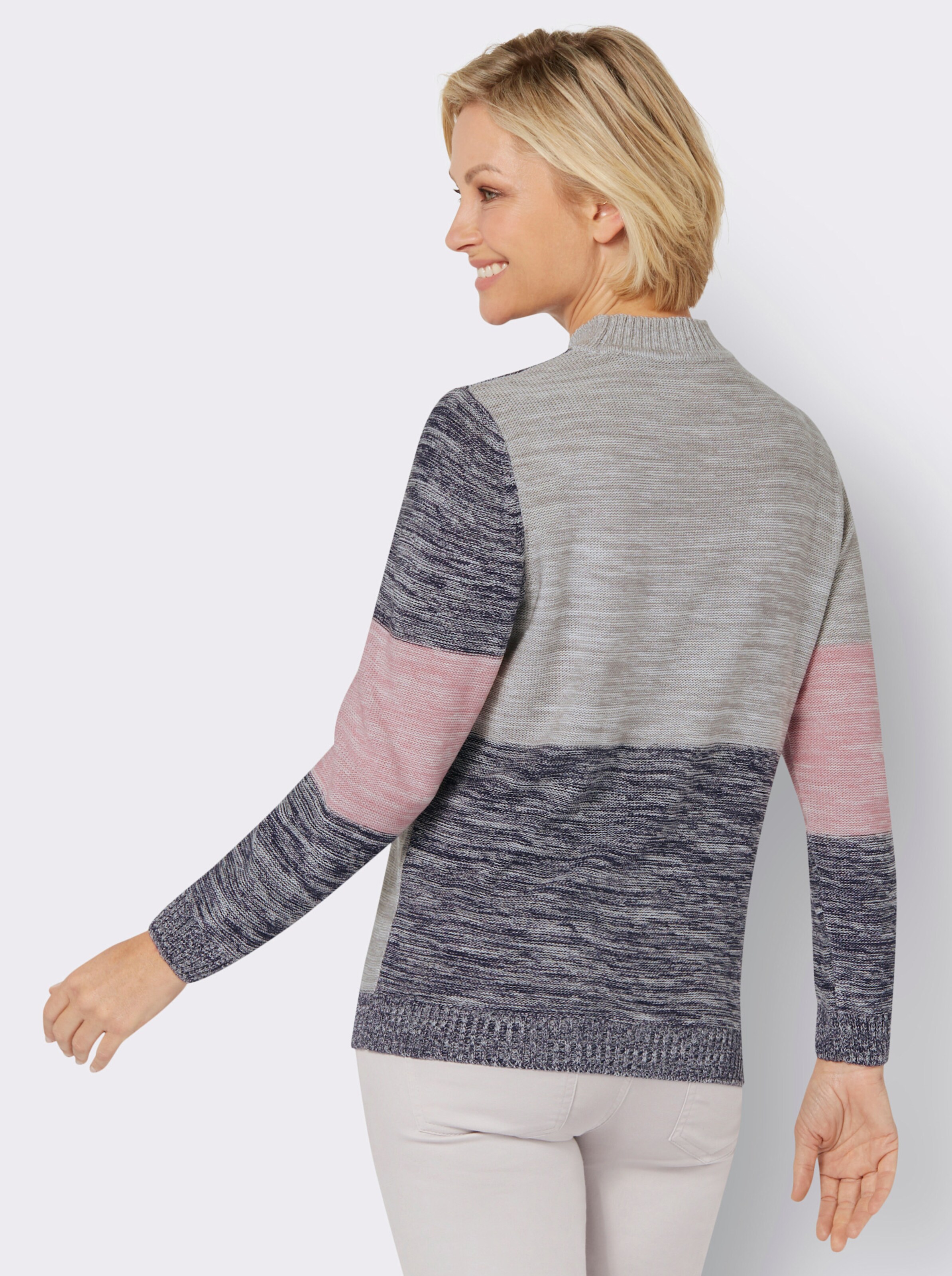 Stehkragenpullover