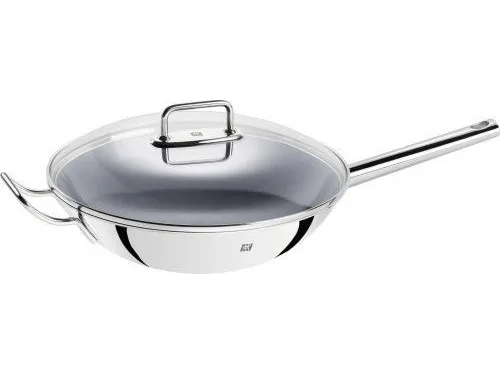 Zwilling 40992-032-0 Wok 32 cm, rustfrit stål, sølv