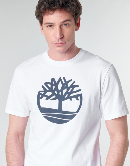 Timberland - SS KENNEBEC RIVER BRAND TREE TEE - Blanc