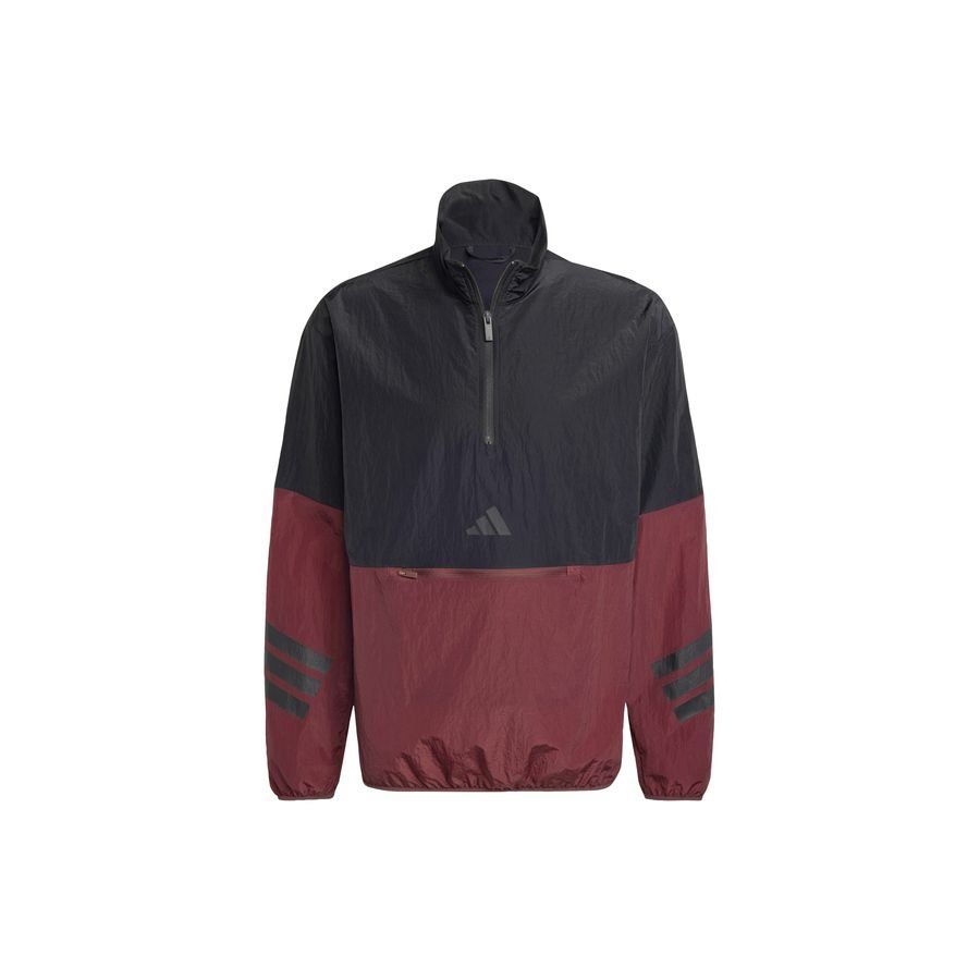 Adidas Sweat-shirt toile demi-zip 3 bandes Future Icons
