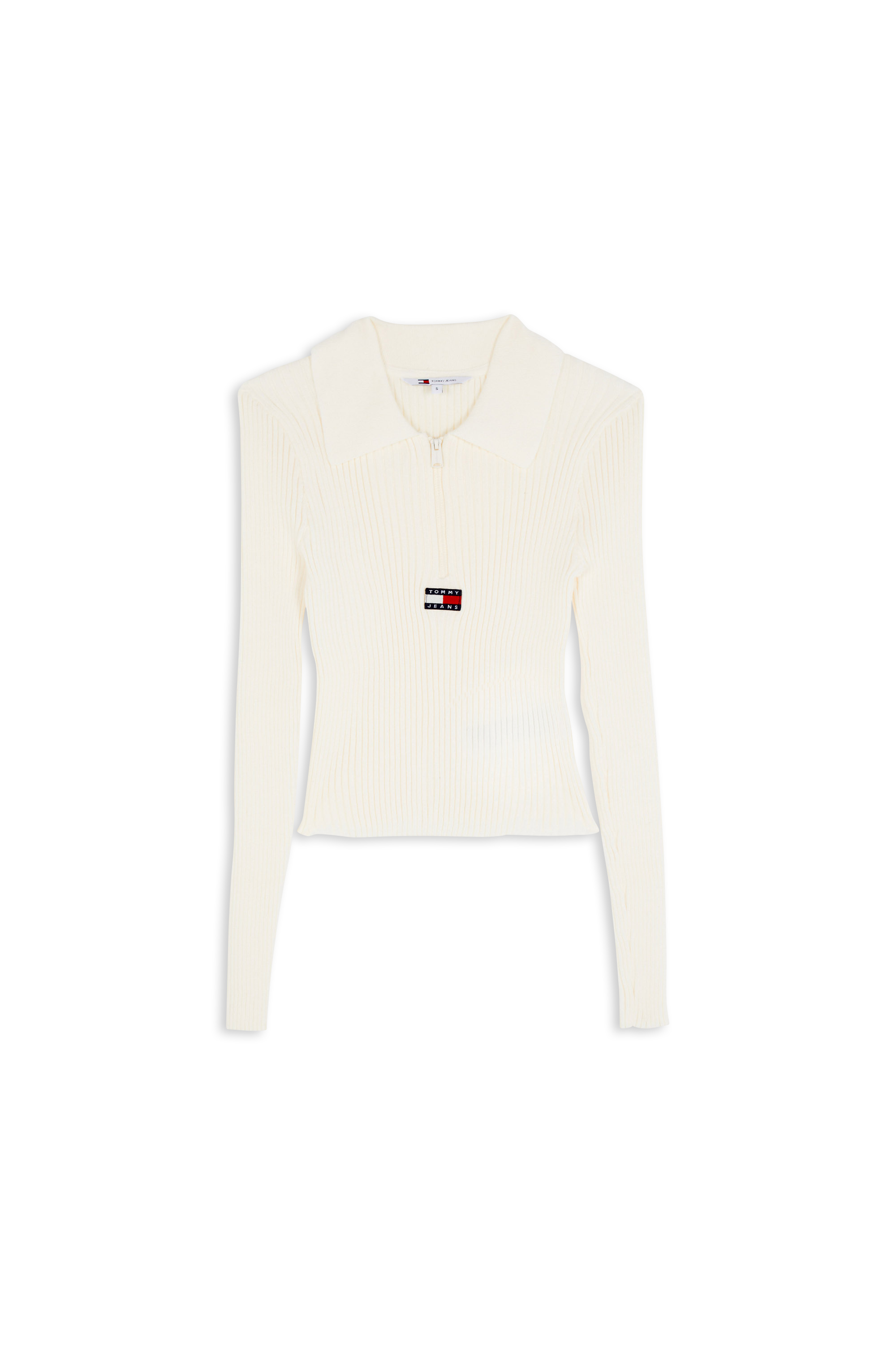 TOMMY JEANS Top TJW HALF ZIP THRU  Blanc