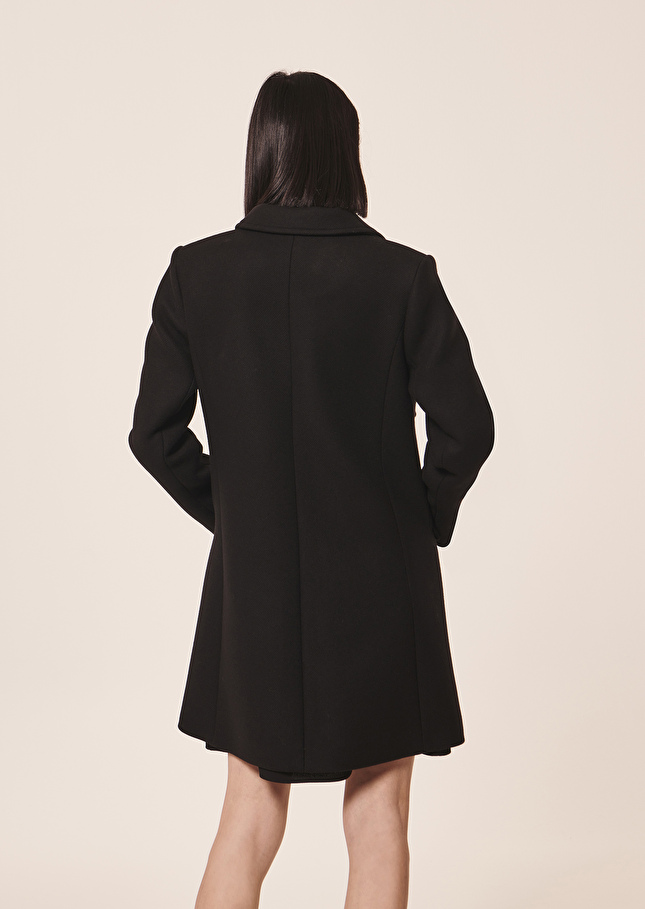 Manteau Marinnoir en drap caban