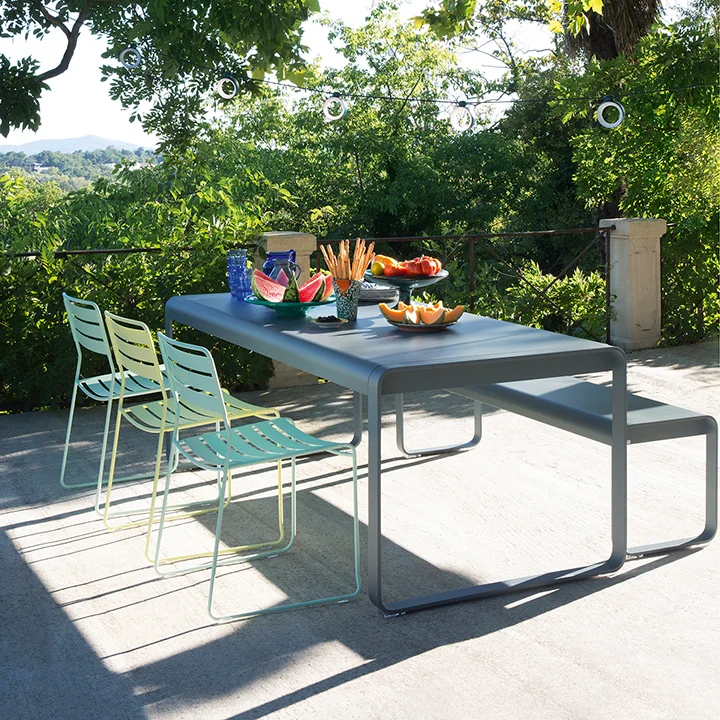Fermob - Bellevie Tisch 196 x 90 cm, baumwollweiss