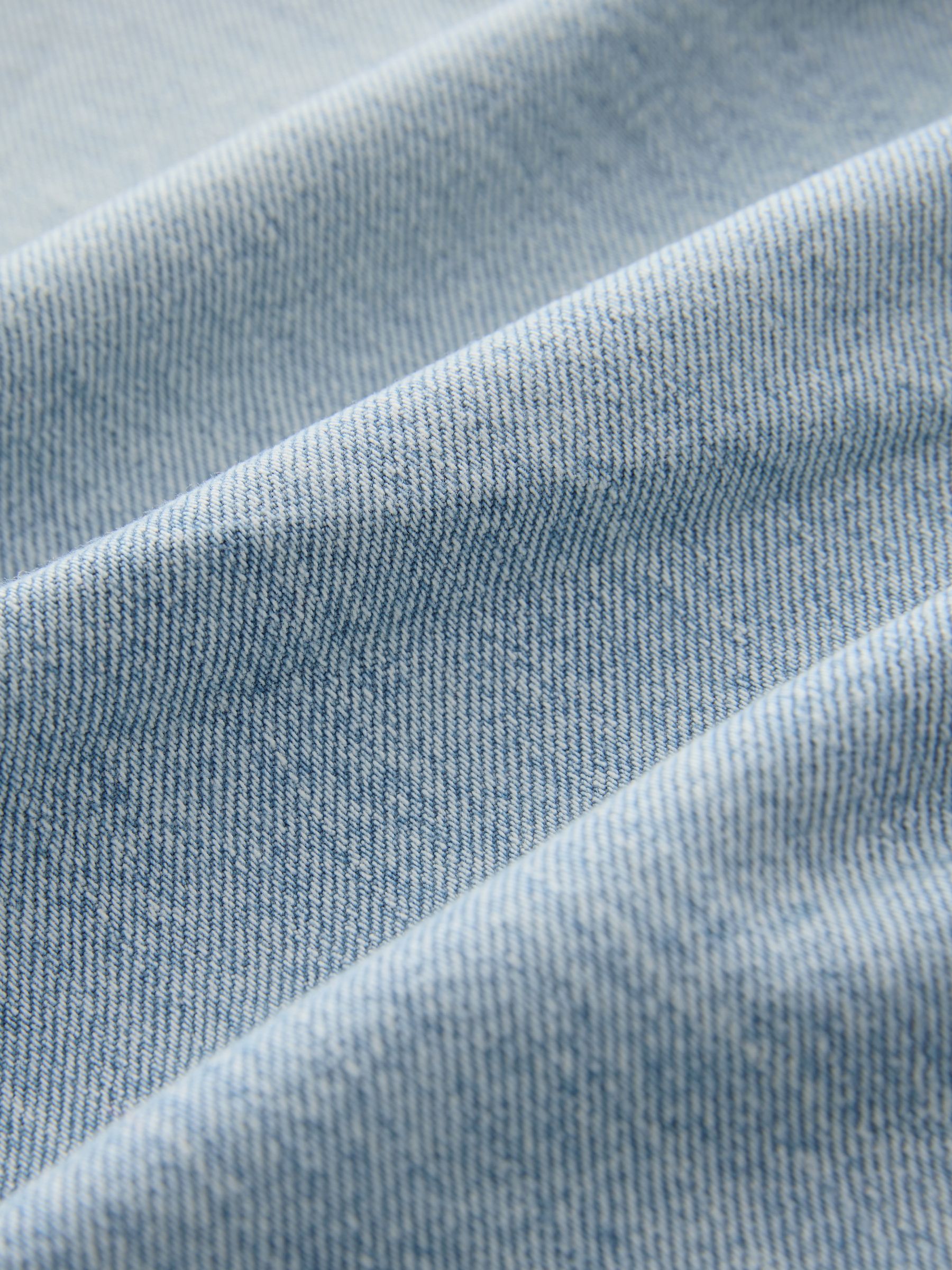 Gebleekte denim - Hourglass Barrel Jeans met pijltjes op de knieën 100% Katoen