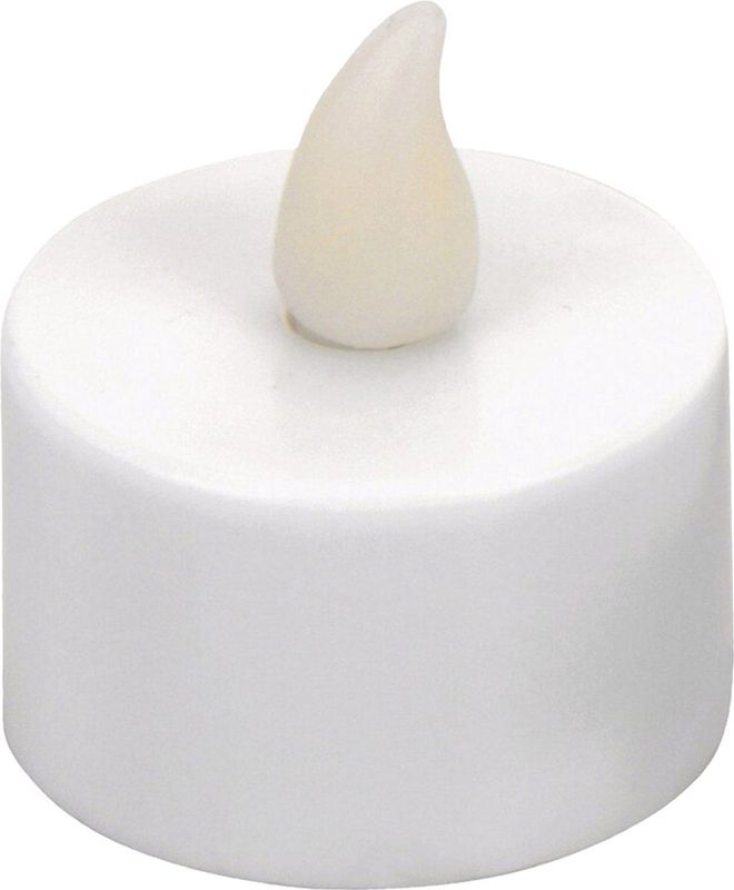 Ambiance light - LED Waxinelichtjes - Wit - Kunststof - 24 Stuks