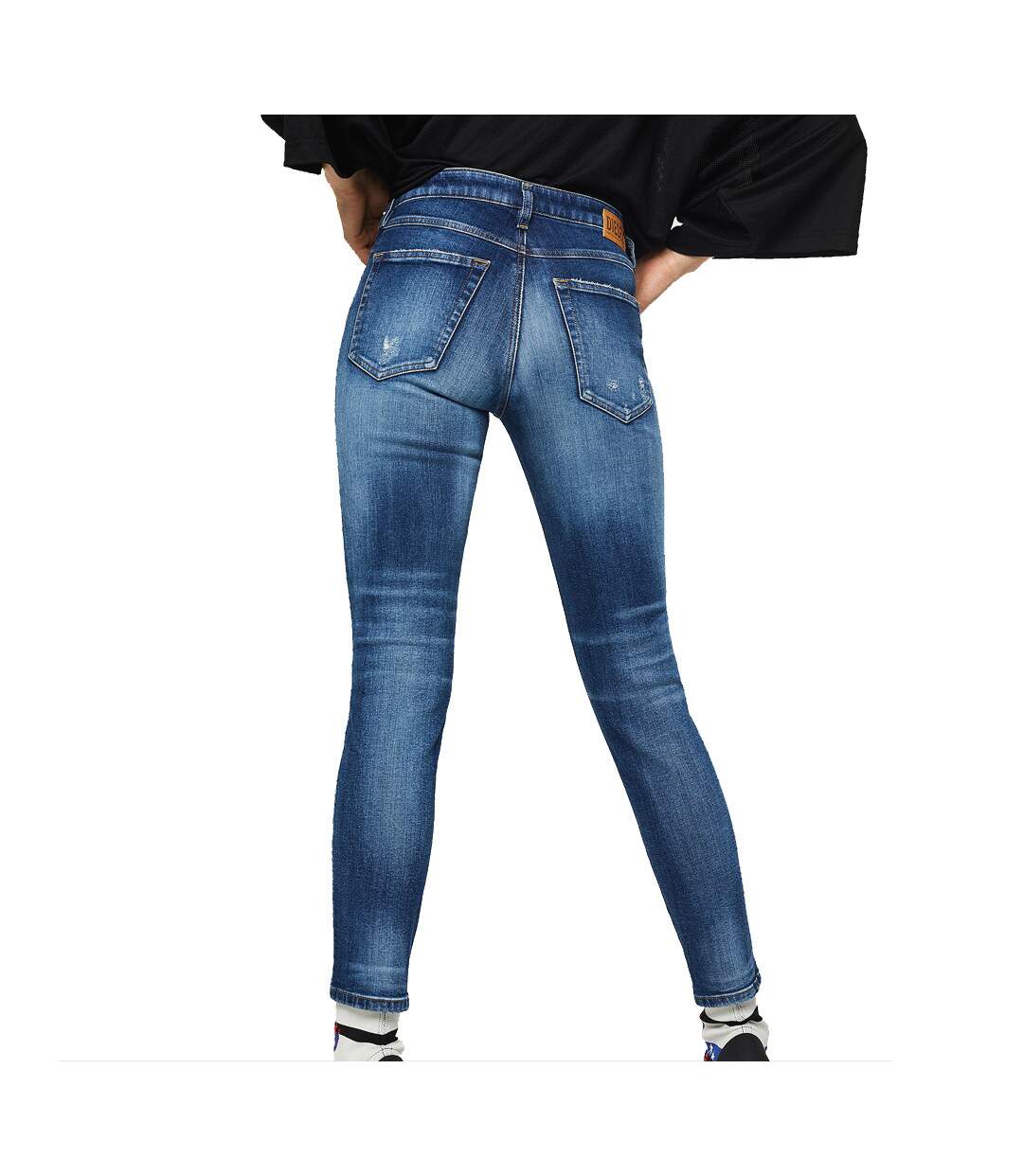 Jean Skinny Bleu denim Femme Diesel Babhila