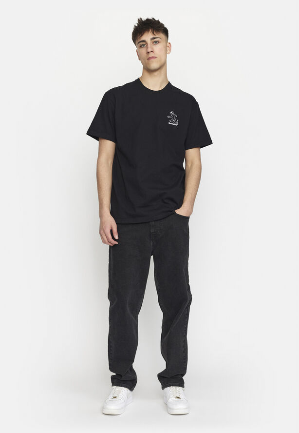 RVLT - Revolution Printed T-shirt Black