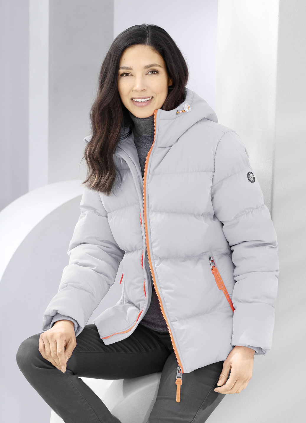 Jacke mit Windfangärmeln