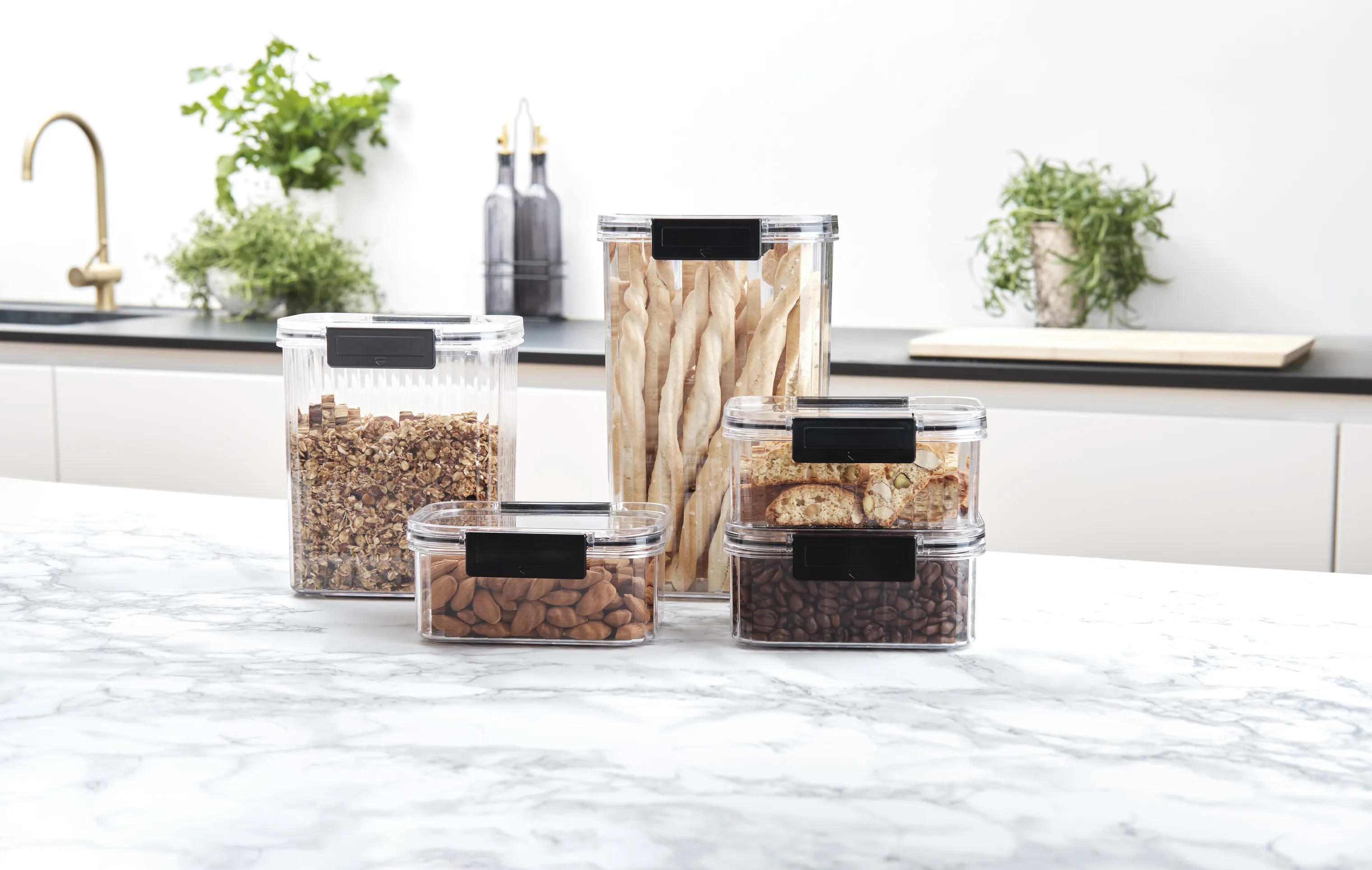 Cook & Baker Opbevaringsbokse - 5 stk.