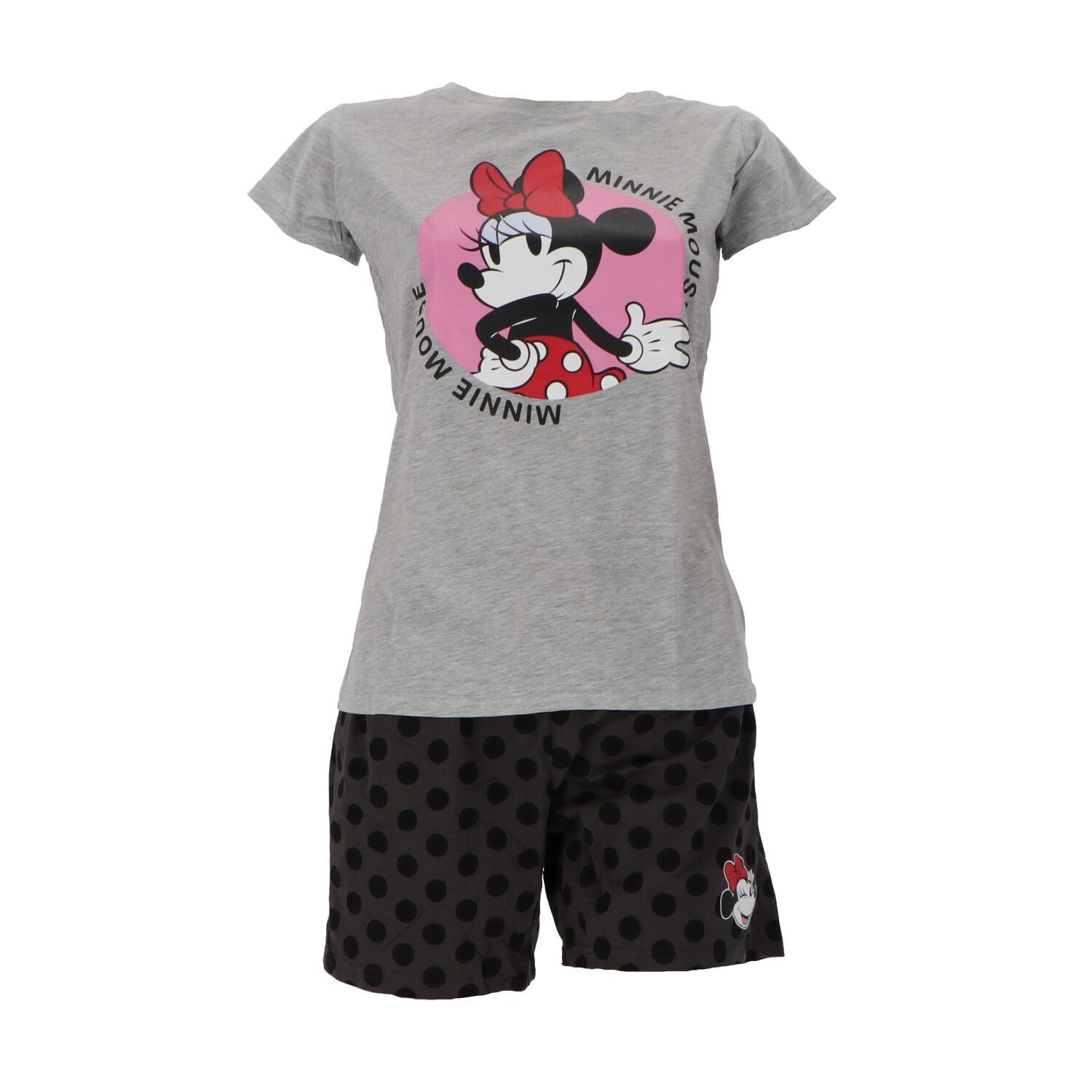 Minnie Maus Shortama für Damen Bequemer Schlafanzug
