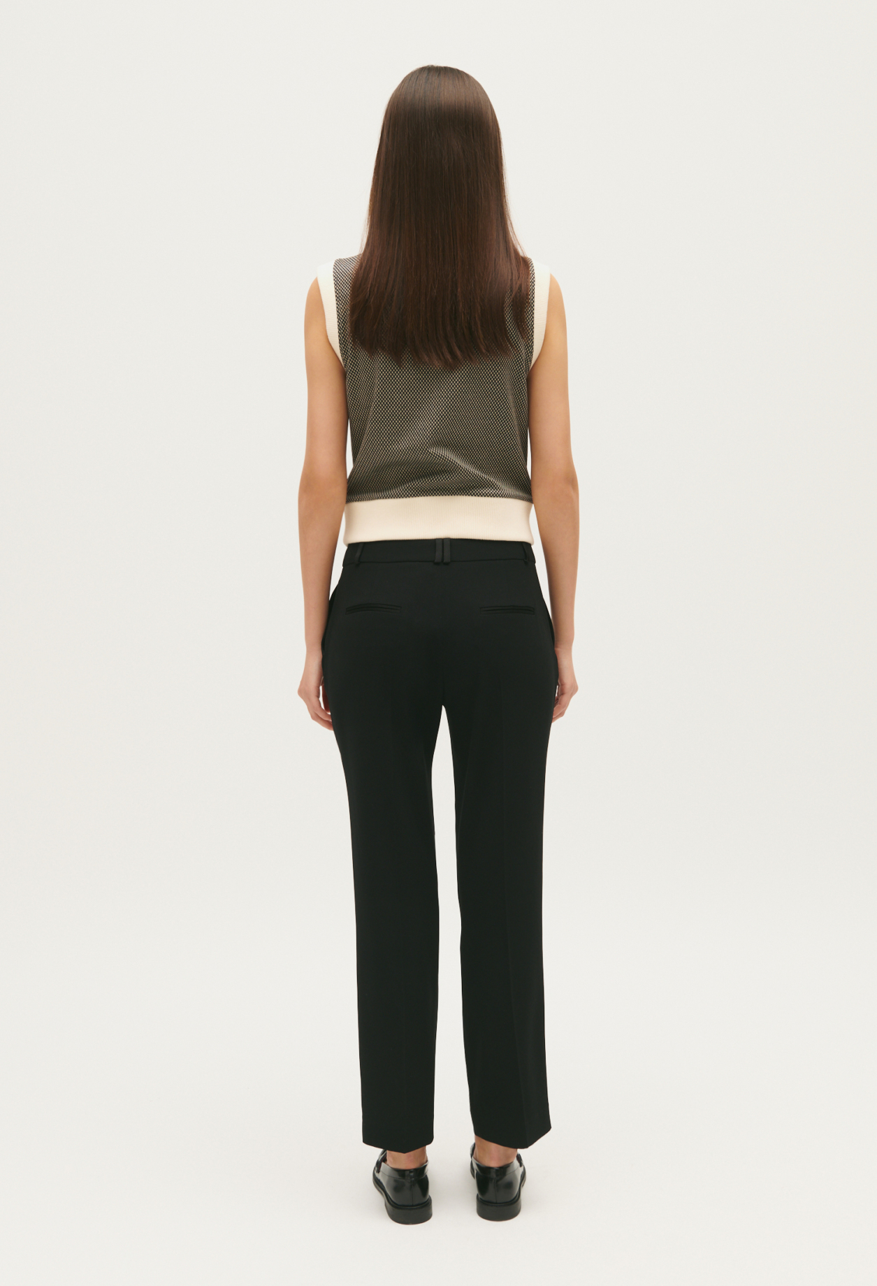 Pantalon tailleur cigarette