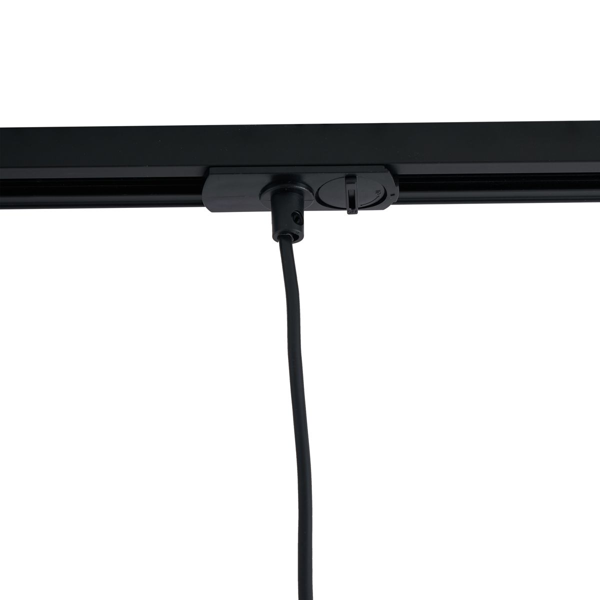 Moderne hanglamp beige met zwart voor railsysteem 1-fase - Iconic Frini