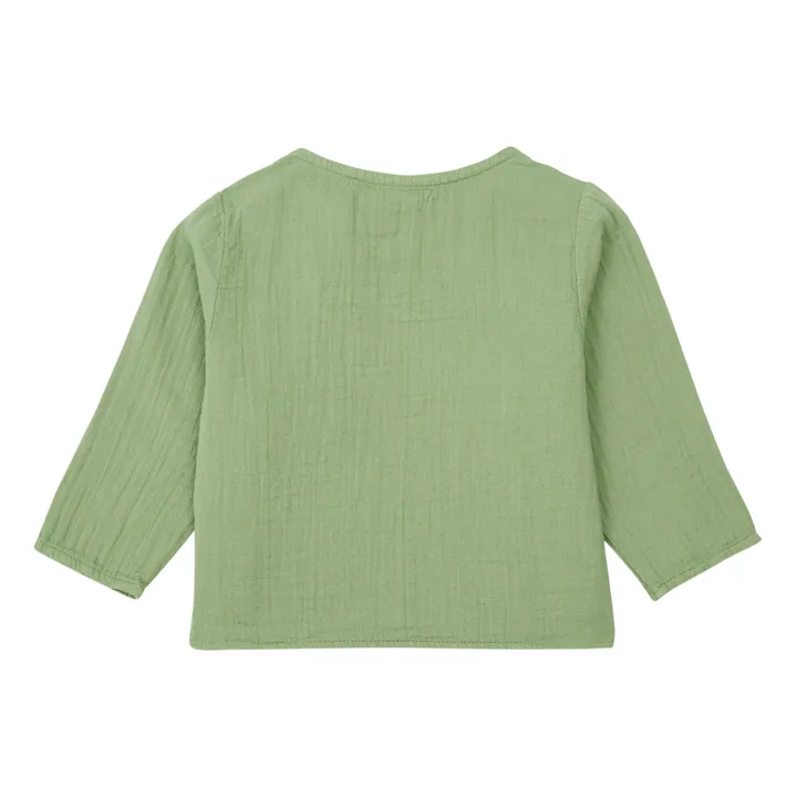 Marlot Paris Exclusivité Marlot x Smallable - Chemise Gaze de Coton Jacques | Sauge