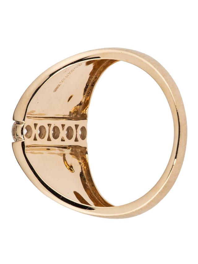 Design-Ring, Brillanten, 0,50 ct., Gold 585 mattiert