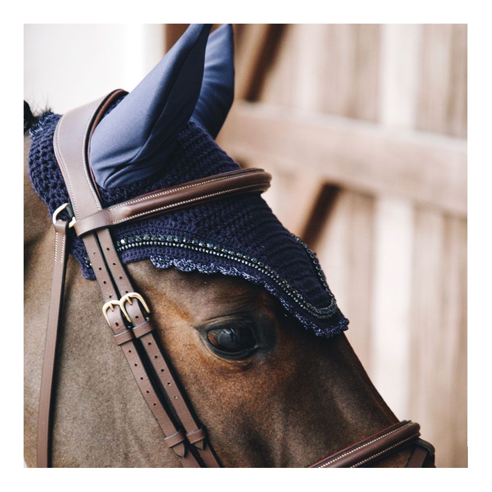 Kentucky WELLINGTON BIG STONE & PEARL SOUNDLESS - Bonnet anti-mouches dark navy
