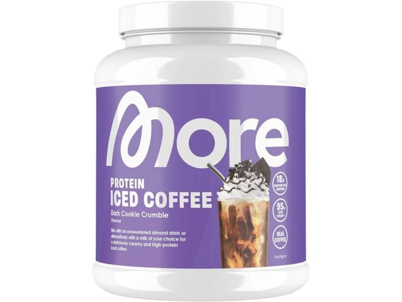 More Nutrition Protein Iced Coffee Dark Cookie Crumb 500 g Nahrungsergänzung