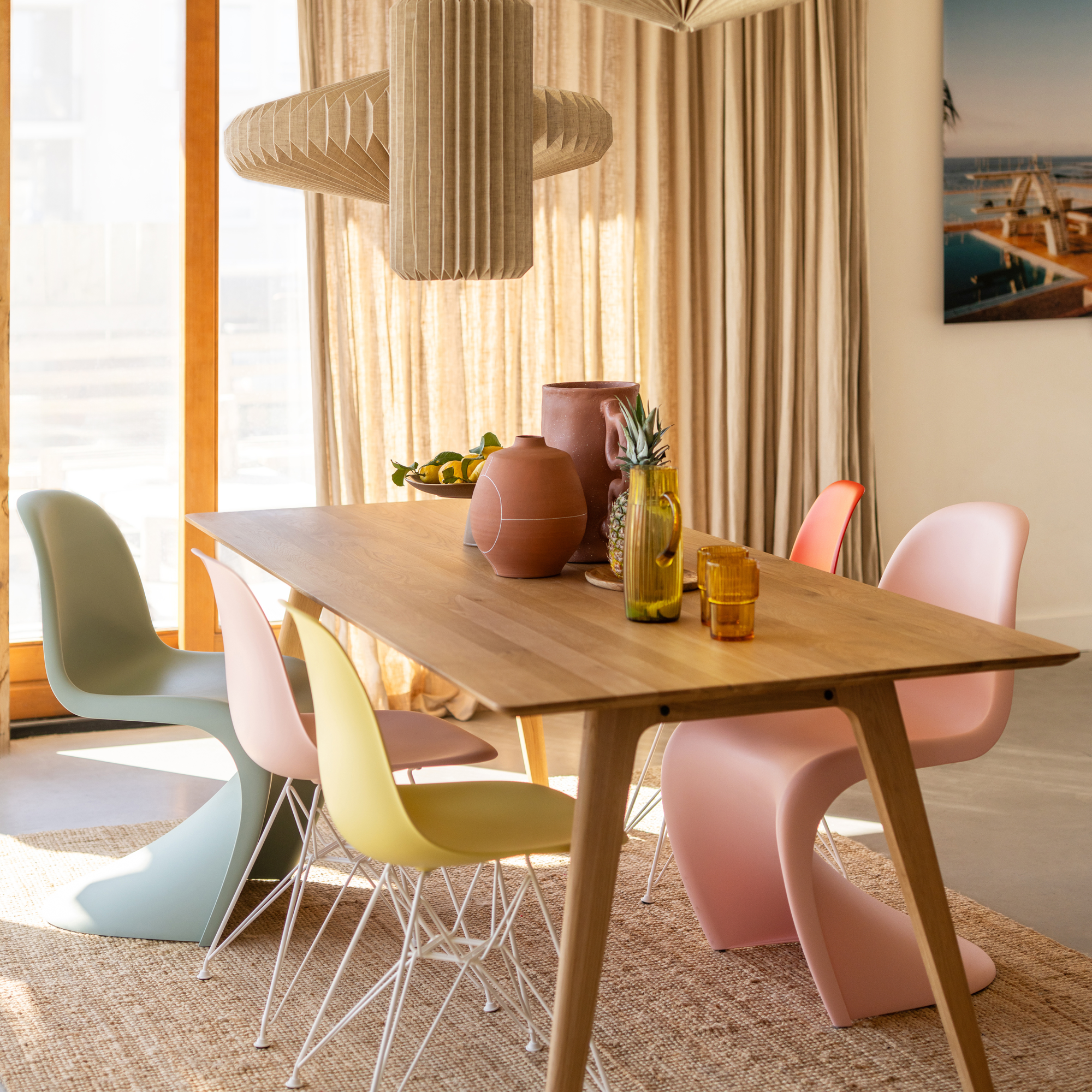 Eetkamerstoel Panton Pale Rose